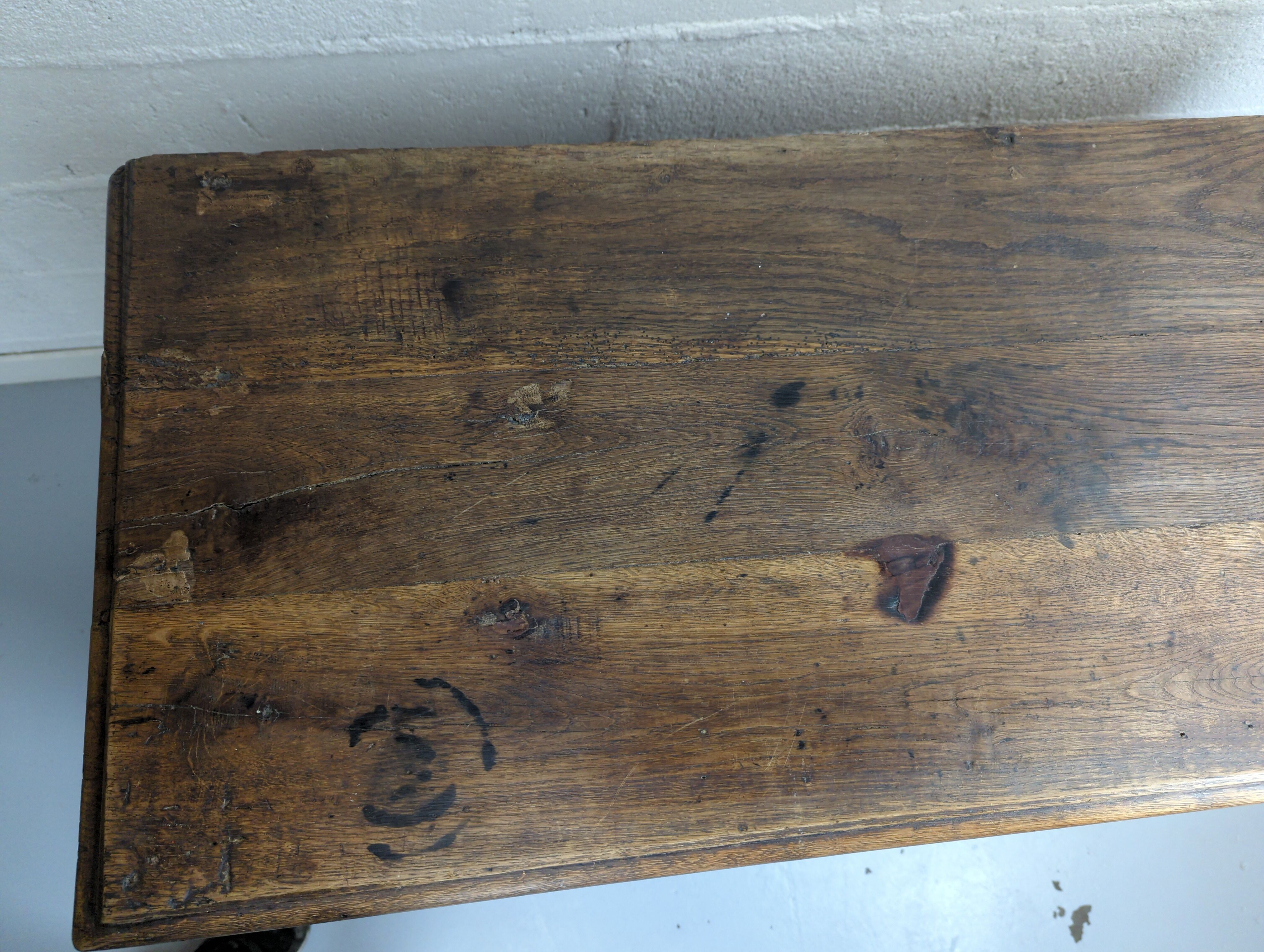 Antique sideboard two oak doors
