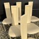 Lot de 6 chaises Quia - Modèle Elana B - beige