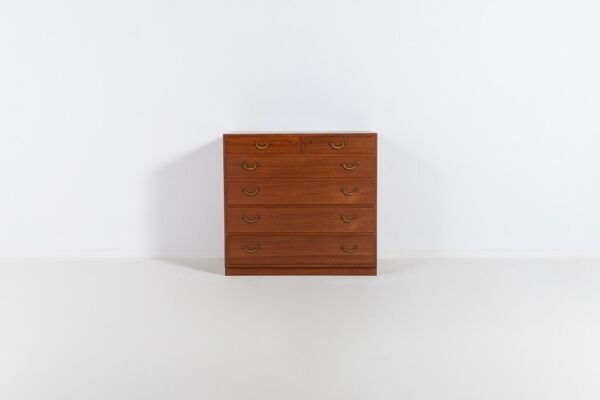 Set of 3 teak cabinets by Tove and Edvard Kindt-Larsen for Thorald Madsen, 1950s