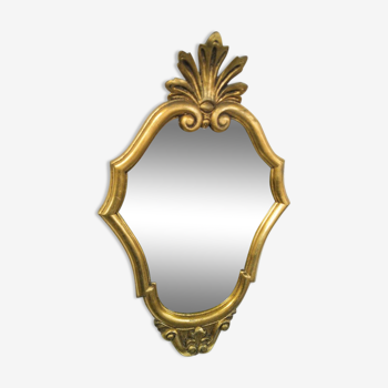 Baroque gilded mirror 50x30cm
