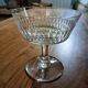 6 coupes à champagne anciennes en cristal