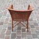 Vintage rattan armchair