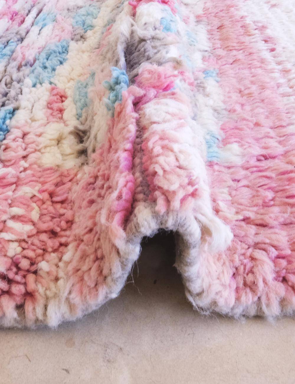 Pink Hallway Runner - 390 x 82 cm