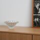 Glass bowl, Finnish design, 1970s, manufactured by Riihimäen Lasi