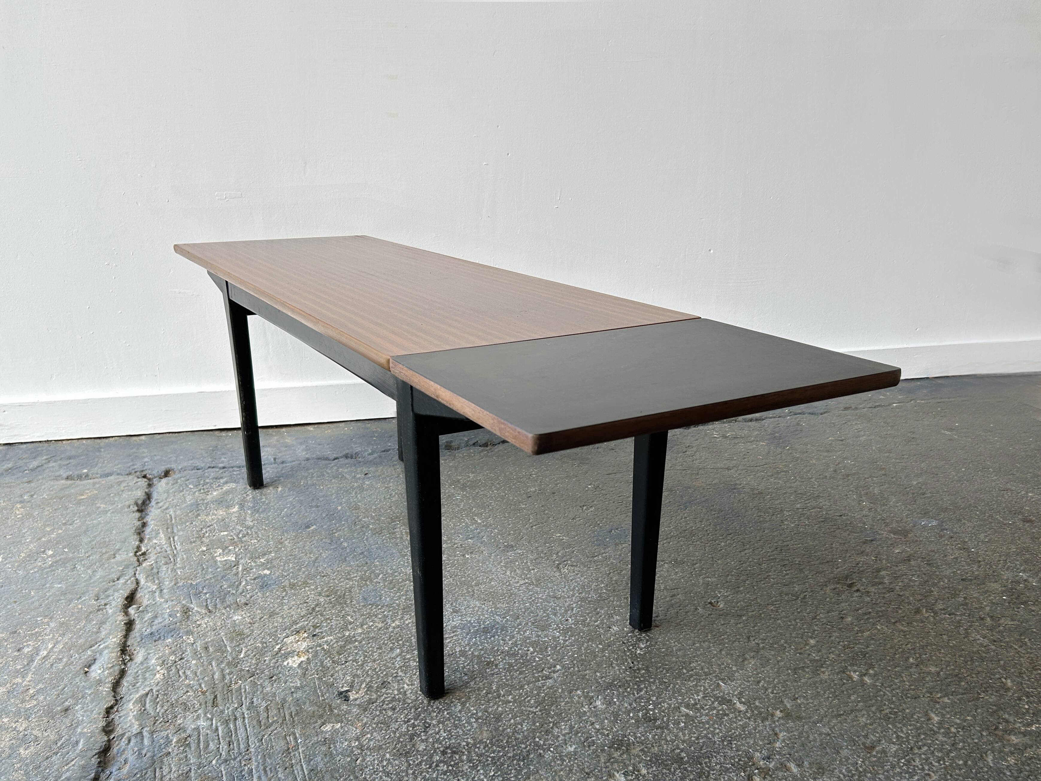 Mid-Century modern 1960s extendable coffee table by Nathan