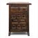 Spanish-style bedside table in natural wood