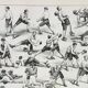 Old engraving 1898, Wrestling, combat sport, boxing • Lithograph, Original plate