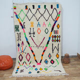 Handmade moroccan berber carpet 256 x 148 cm