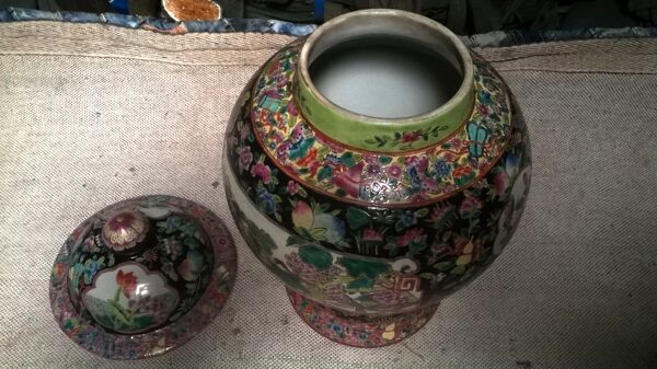 Vase couvert chinois