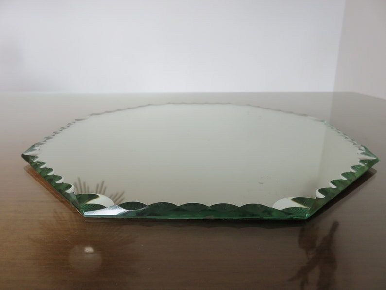 Beveled octagonal mirror 40s 50s