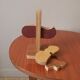 Wooden puzzle second-hand toy tree minimalist decorative object Scandinavian decoration