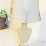 70s natural alabaster lamp