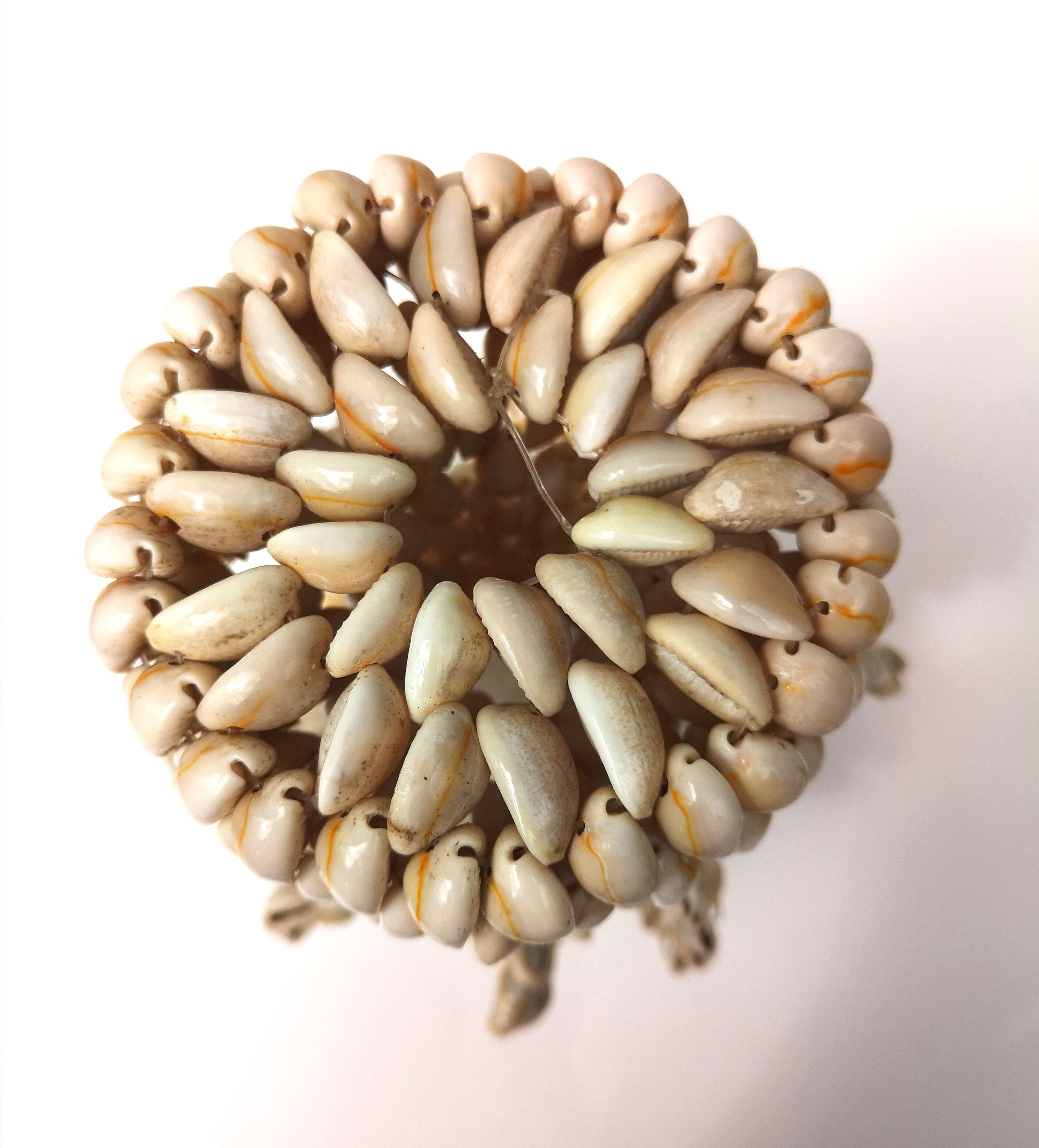 Vintage shell candle holder