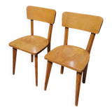 Paire de chaises bistrot ELF