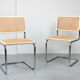 Pair of s32 tubular chairs by Marcel Breuer, 1960