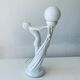 Ceramic naked dancer lamp
