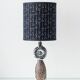 Figurative ceramic table lamp in Spanish Picasso style by Otero Regal.