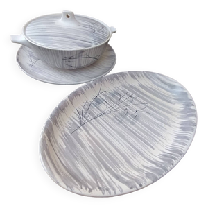 Soupière et plat niderviller