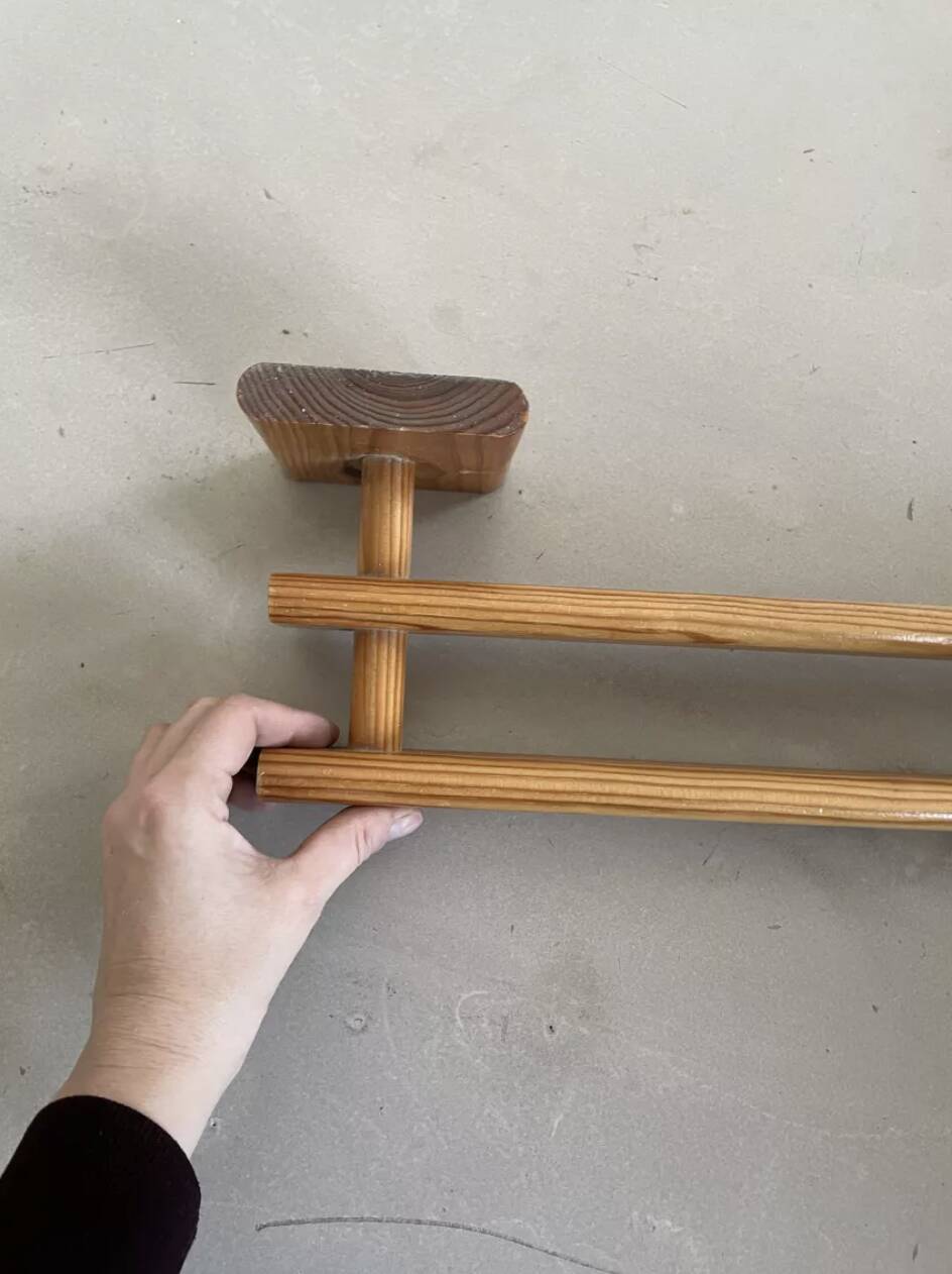 Vintage wooden napkin holder