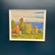 Original Swedish Oil On Canvas – “By The Sea” By H. Lindmark – Dated 1983 – Vintage & Framed