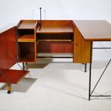 Mid-Century sideboard desk combination in teak, 1960s