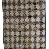Handmade antique American hooked rug 180cm x 241cm 1880s