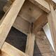 Vintage Oak Workbench Stool