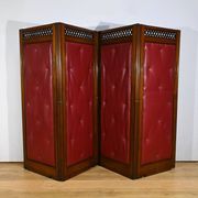 Four-Panel Mahogany Screen – First Part 20th Century