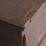 Antique storage trunk dated 1861 #23
