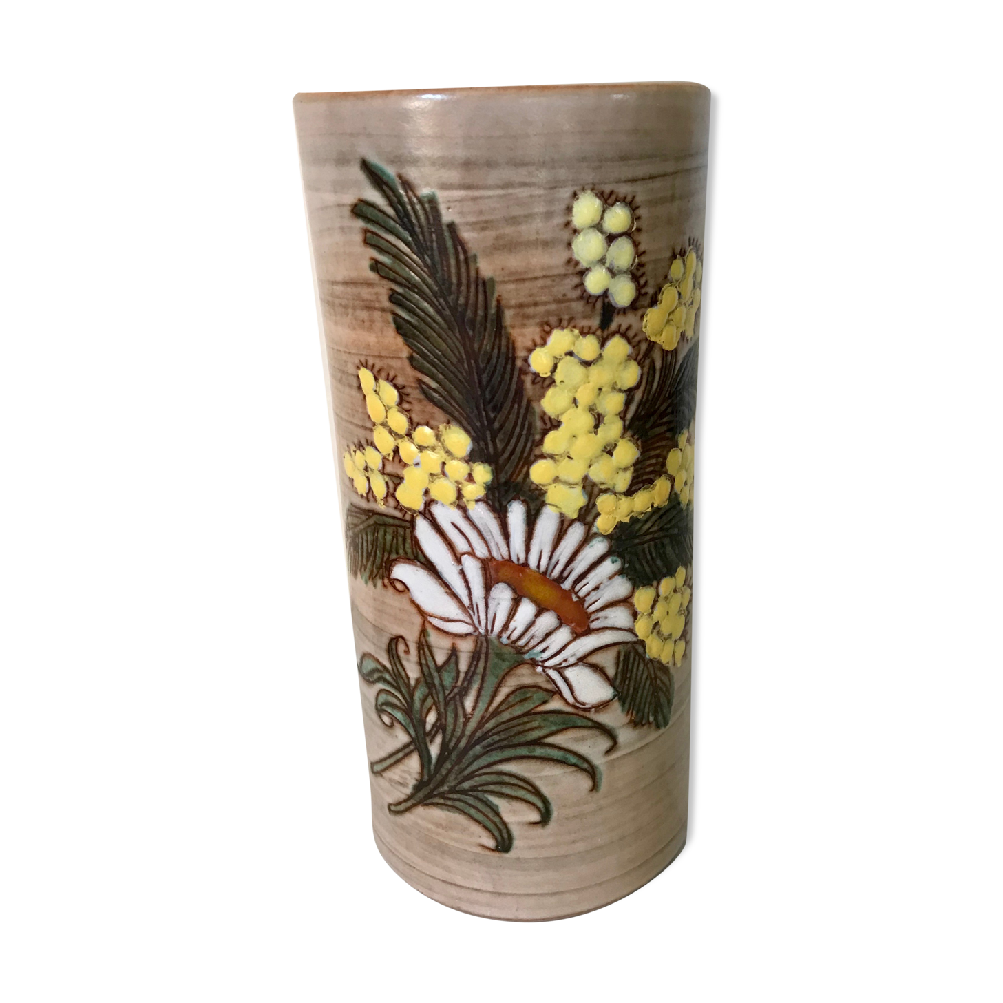Vase with mimosa Fonck - Matéo