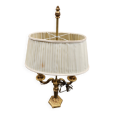 Empire style 2-light hot water bottle lamp