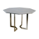 Chrome steel table and glass tray, France, circa 1970