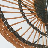 Vintage rattan magazine holders