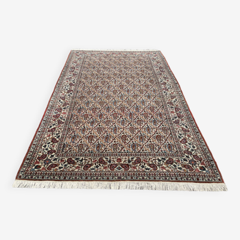 Ancient Persian carpet Ghoum pattern Boteh
