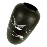 Carstens vase floorvase relief pattern and crane motif model 45-44