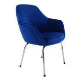 Royal blue shell chair