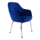 Royal blue shell chair