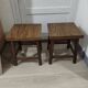 vintage wooden stools