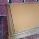 Louis XVI style desk, leather top, 3 drawers and writing tablets