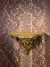 Baroque vintage gold wall-mounted console/table.