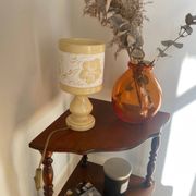 Lampe à poser en albâtre