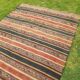 Vintage Turkish kilim handwoven 174x334 cm