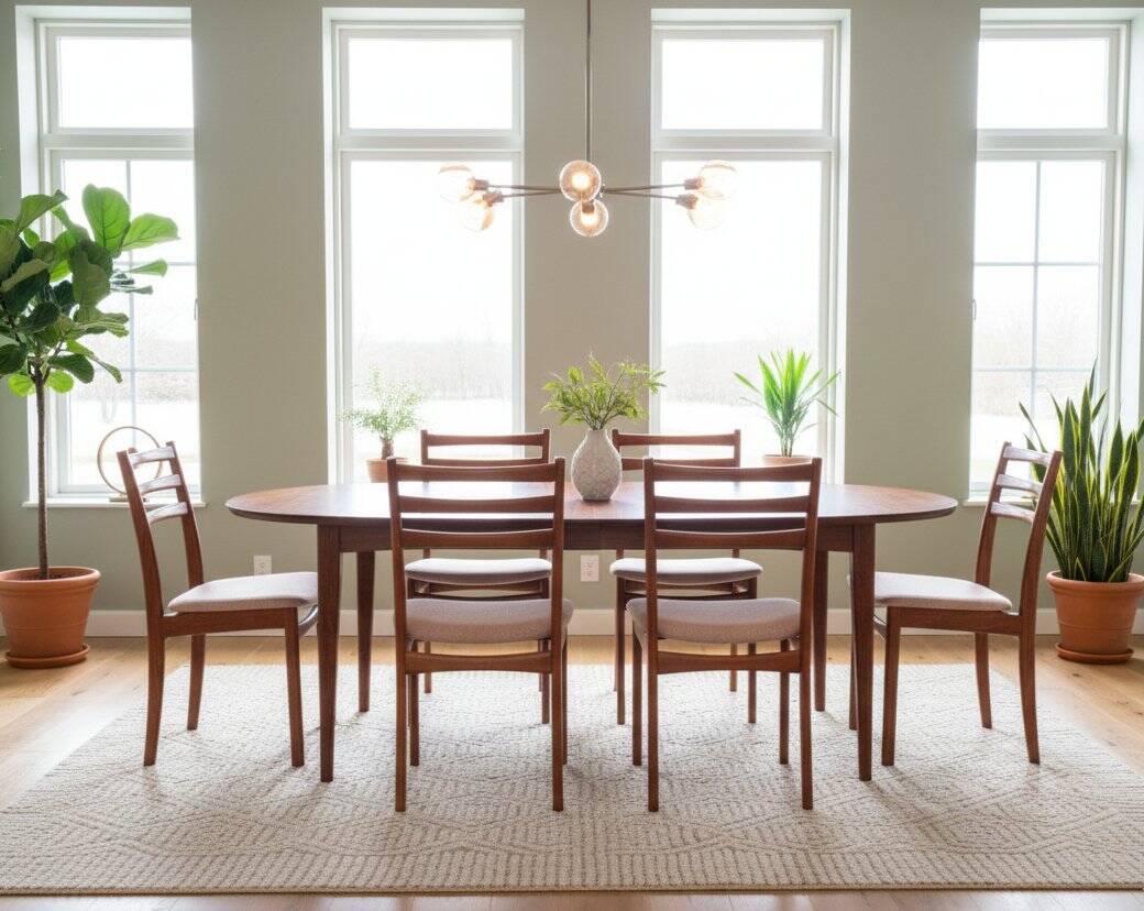 Vintage Mahogany Dining Chairs by Skovby Møbelfabrik, 1970s, Set of 6