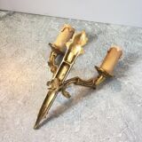 Empire wall lamp in bronze h20 cm