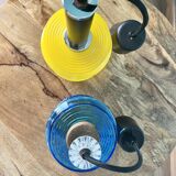 Mid century lamp / Danish lamp shade / 1960's / art deco lamp