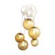 Ochre 5-ball pendant light, 1970