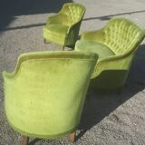 Toad green velvet lounge