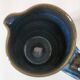 Blue glazed stoneware jug