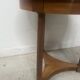 19th century round Empire-style cherrywood side table