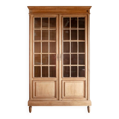 Grande vitrine en chêne « Augustine »